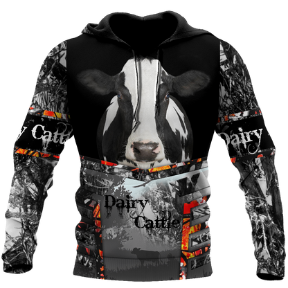 Love Dairy Cattle 3D All Over Printed Shirts For Men And Woman