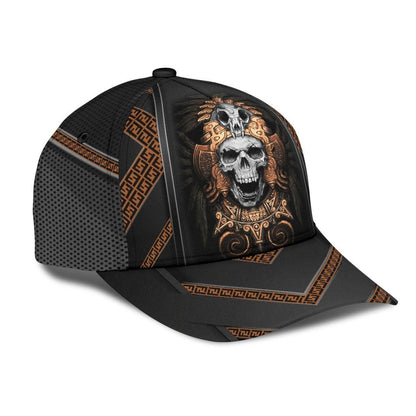 Skull Ancient Greek Pattern Classic cap 07032101.CTA