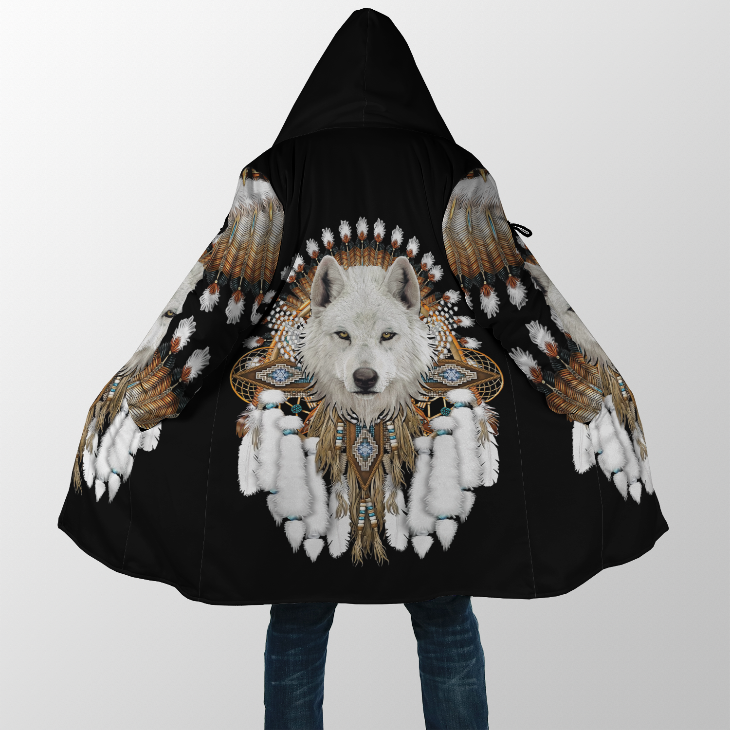 Native American Wolf 3D All Over Printed Shirts MP18052002 - Amaze Style™-Apparel