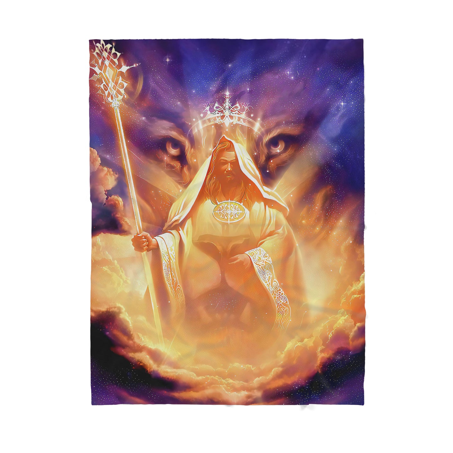 Premium Christian Jesus Lion Catholic Blanket - Best gift for Christian - sherpa blanket TT