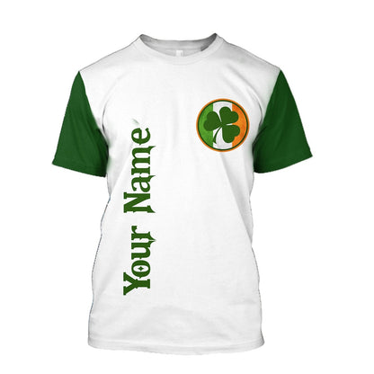 Customize Name Irish Saint Patrick's Day 3D All Over Printed Unisex Shirt