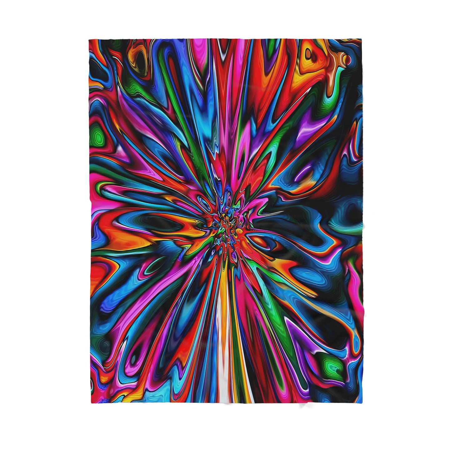 Hippie Colorful Sherpa Blanket