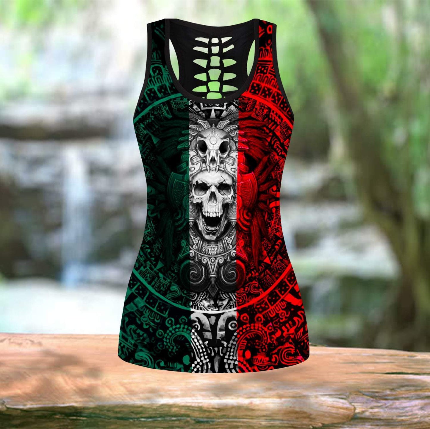 Mexican Aztec Warrior Combo Tank Top + Legging QB07032001S