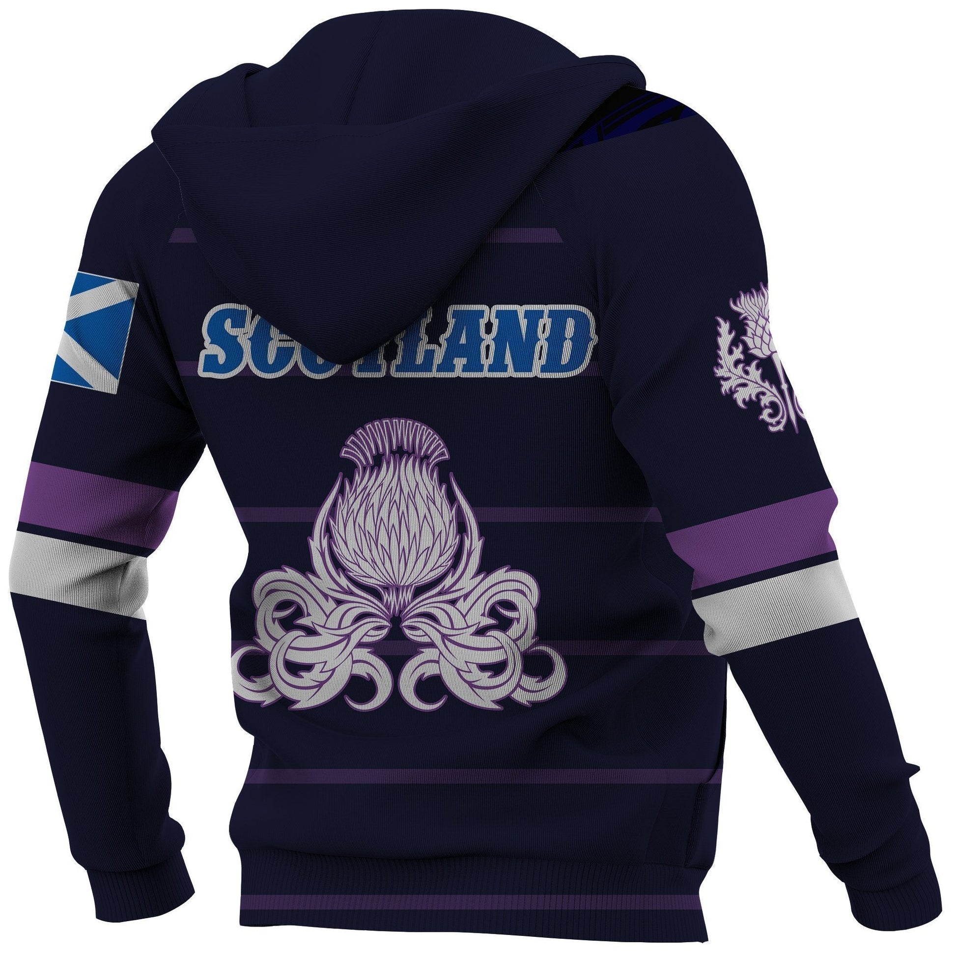 Scotland Lion Rampant with Thistle Hoodie NNK 1507 - Amaze Style™-Apparel