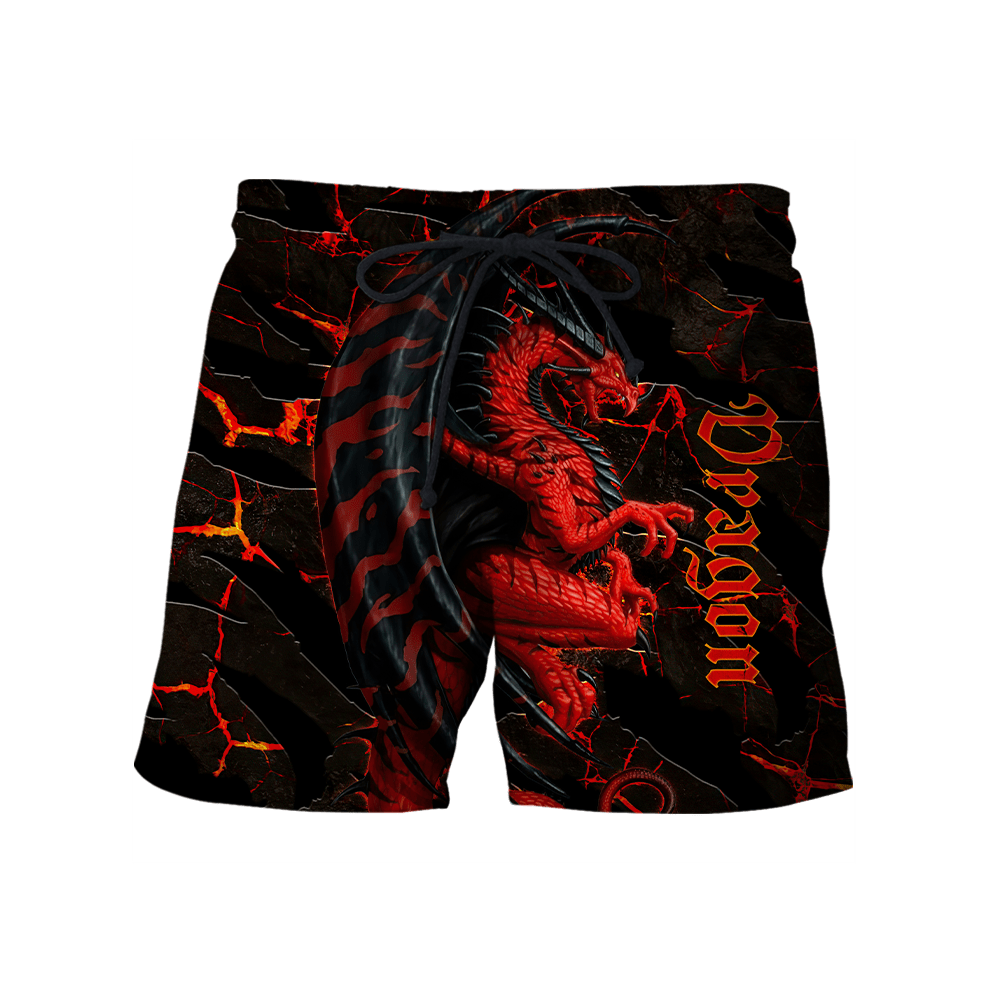 Premium Red Dragon All Over Printed Hoodie MEI