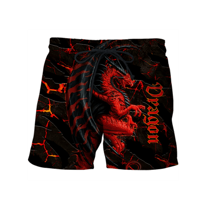 Premium Red Dragon All Over Printed Hoodie MEI