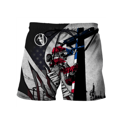 Premium Unisex All Over Printed American Lineman Shirts MEI