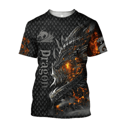 Amazing Fire Dragon Hoodie For Men And Women MEI