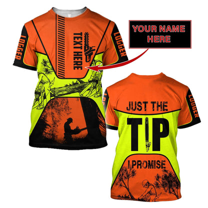 Premium Chainsaw Logger Custom Name Unisex Shirts