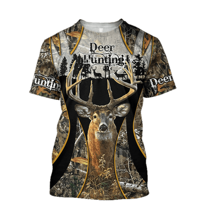 Deer Hunting 3D All Over Printed Shirts For Men AM082056-LAM
