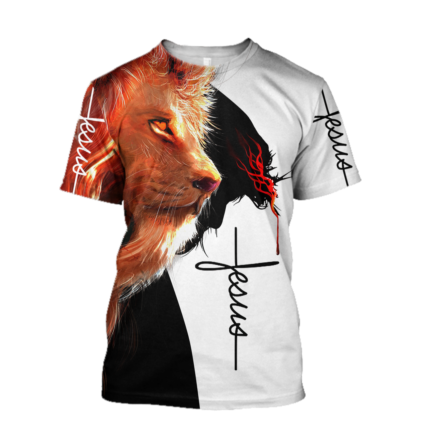 God and Lion - Christian - 3D All Over Printed Style for Men and Women