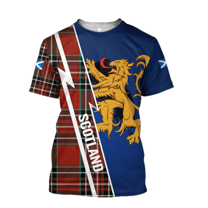 Classical Hoodie Scotland Vintage Over Printed Hoodie
