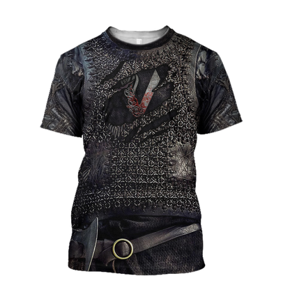 3D All Over  Printed Vikings Armor Tops - Amaze Style™-Apparel