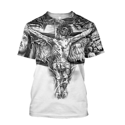 Premium Christian Jesus 3D All Over Printed Unisex Shirts - Amaze Style™-Apparel
