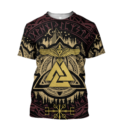 Valknut Viking All Over - Amaze Style™-ALL OVER PRINT HOODIES