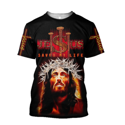 God Saved my Life - Christian - 3D All Over Printed Style for Men and Women