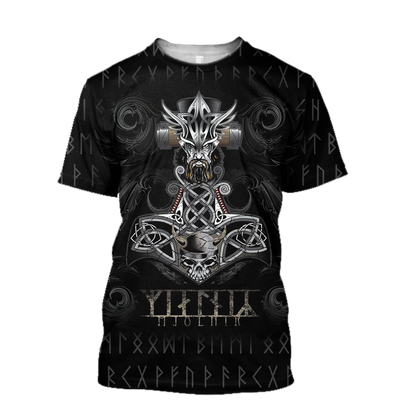 Viking Hoodie Mjolnir - Amaze Style™-Apparel