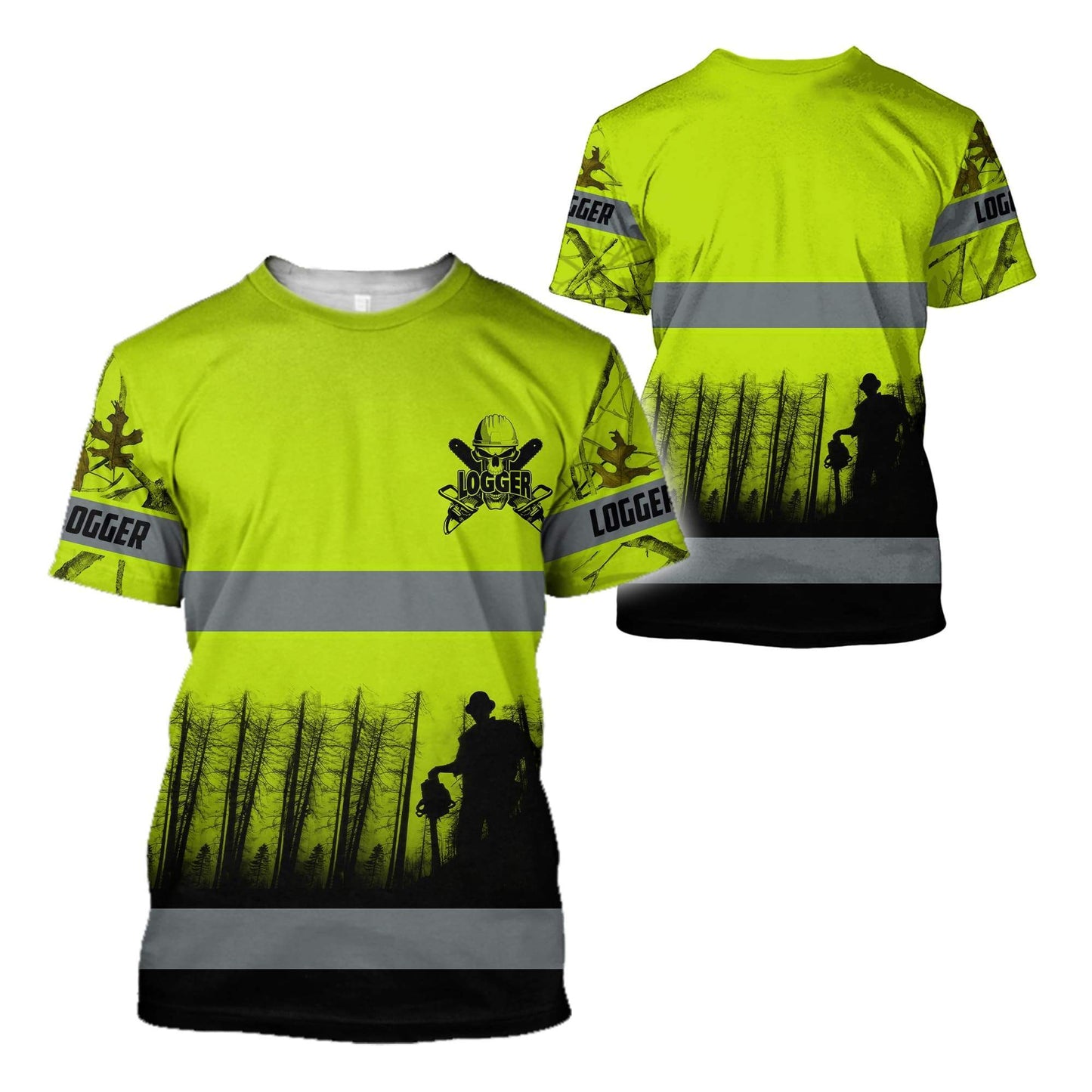 Logger Daily Work 3D Hoodie, shirt and fleece hoodie version 2 - Amaze Style™-Apparel