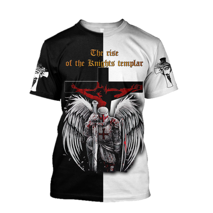 Knight of Christ Jesus 3D All Over Printed Shirts For Men and Women AM210402 - Amaze Style™-Apparel