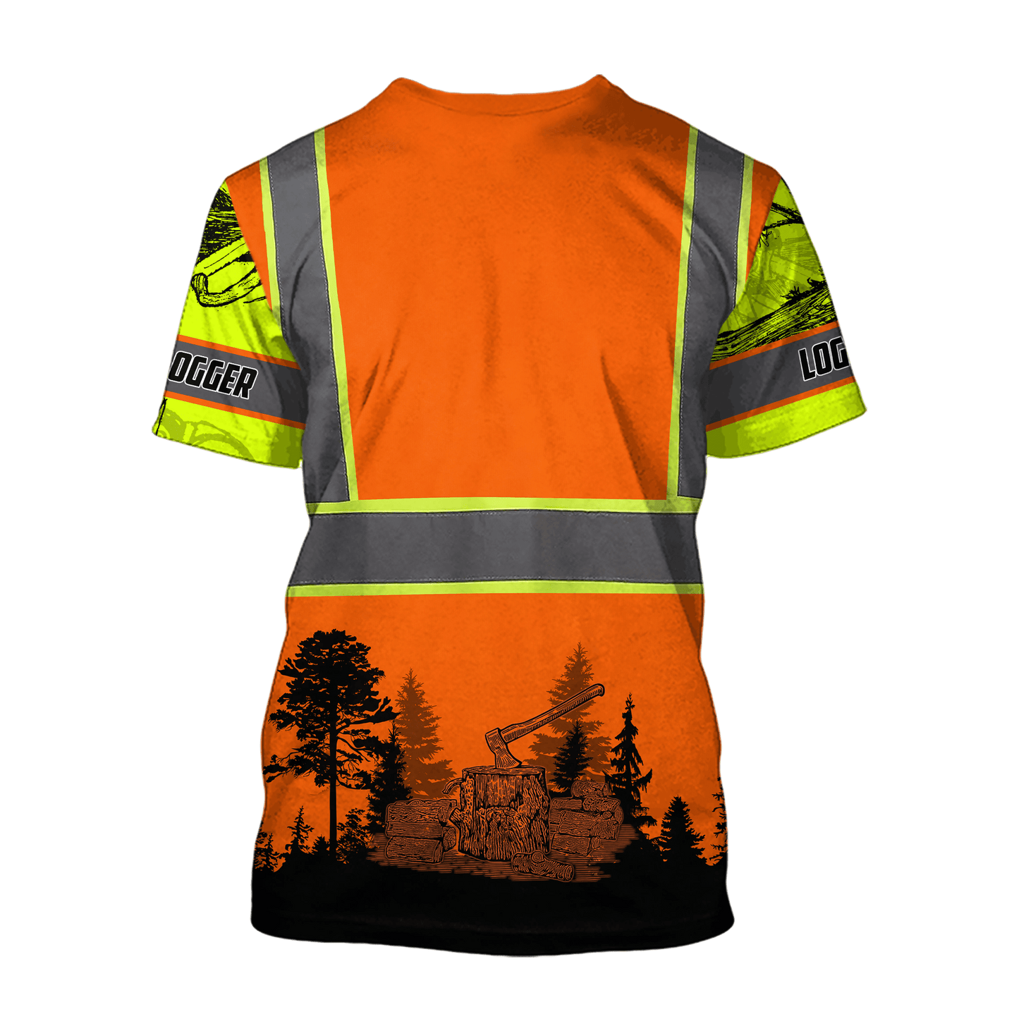 CUSTOMIZE LOGGER SAFETY 3D PRINTED SHIRTS - Amaze Style™-Apparel