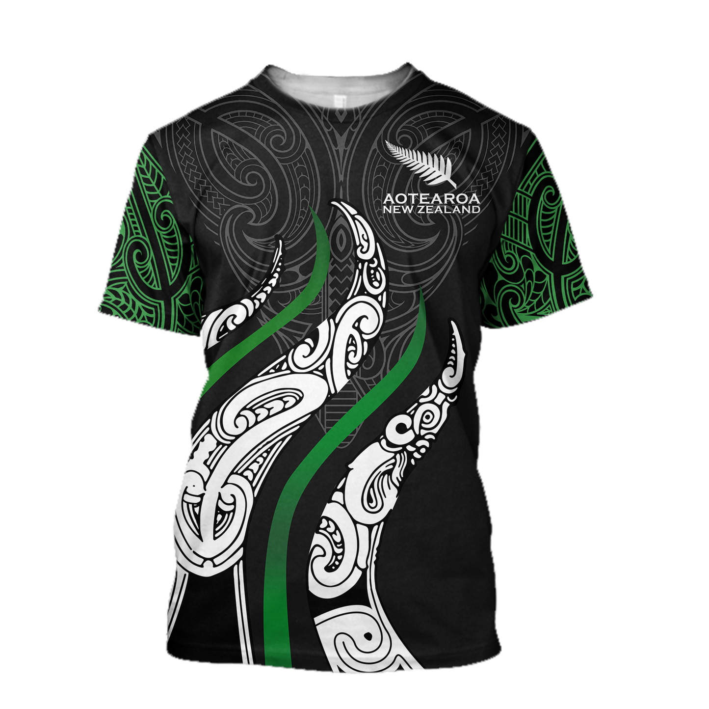 Aotearoa Koru New Zealand 3D Unisex Hoodie