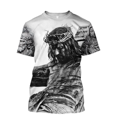 Jesus Tattoo 3D All Over Printed Shirts For Men and Women AM130501 - Amaze Style™-Apparel