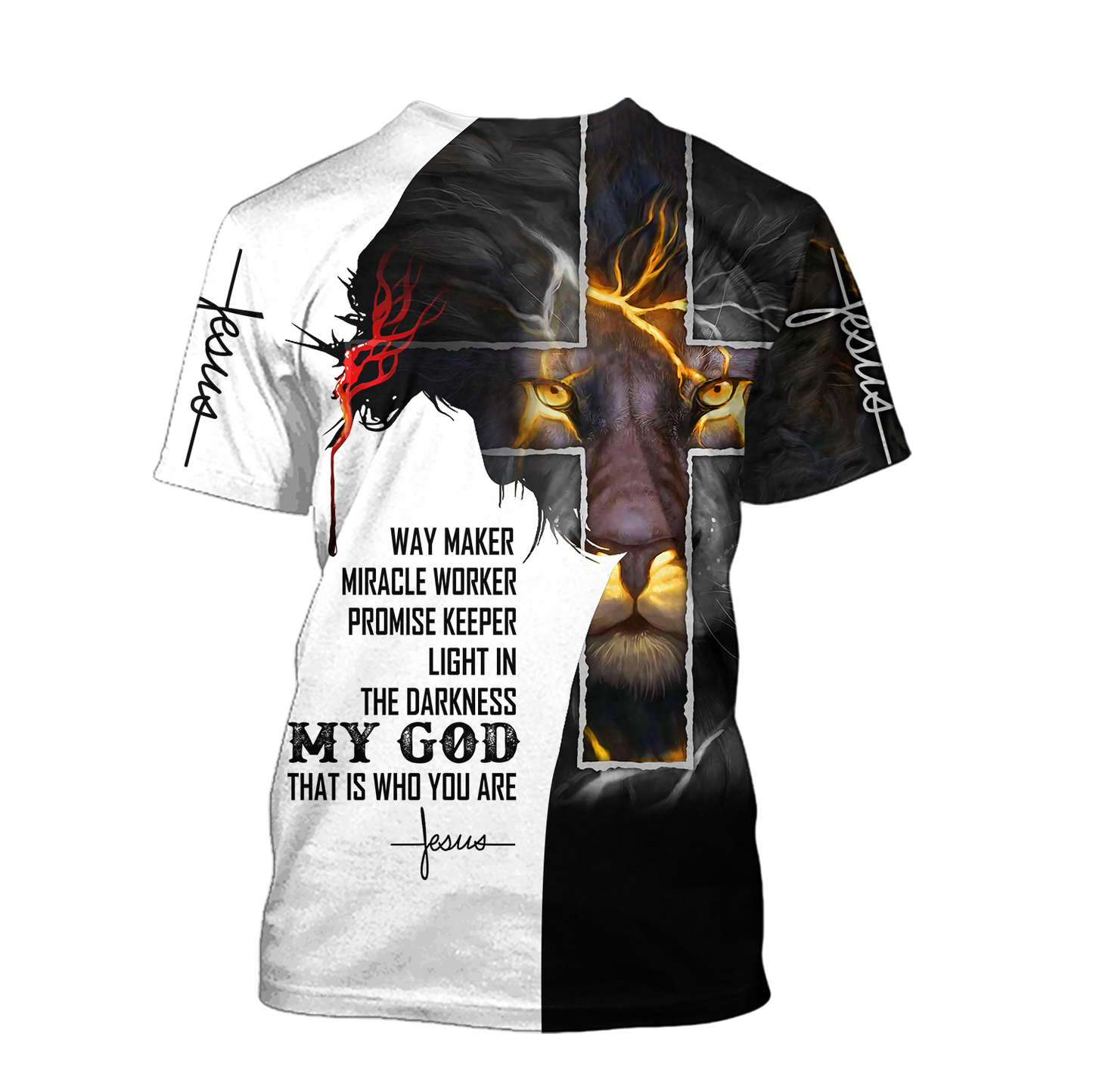Easter Jesus -  Way Maker Miracle Worker Promise Keeper Light In The Darkness - Amaze Style™-Apparel