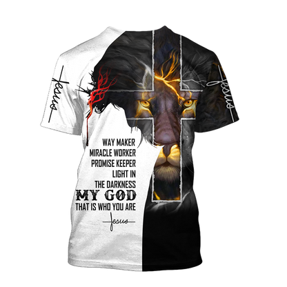 Easter Jesus -  Way Maker Miracle Worker Promise Keeper Light In The Darkness - Amaze Style™-Apparel