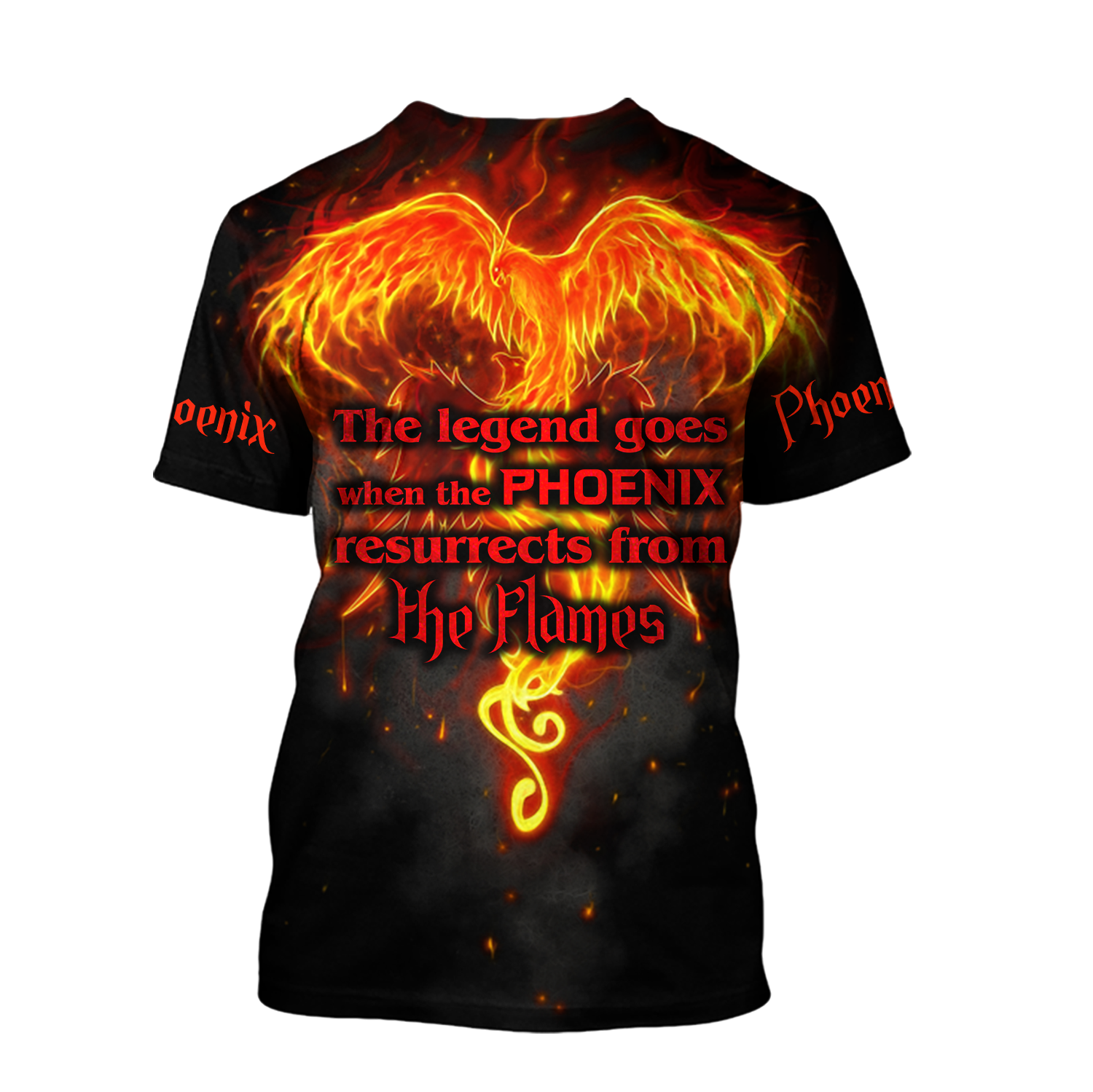 Phoenix Tattoo 3D All Over Printed Hoodie Shirt Limited by SUN AM200501 - Amaze Style™-Apparel
