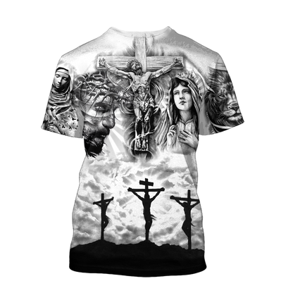Premium Christian Jesus 3D All Over Printed Unisex Shirts - Amaze Style™-Apparel