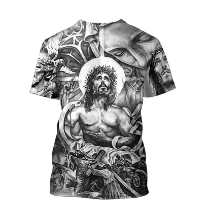Premium Christian Jesus 3D All Over Printed Unisex Shirts - Amaze Style™-Apparel