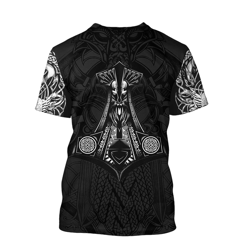 Odin Viking Tattoo Style Pullover - Amaze Style™-Apparel