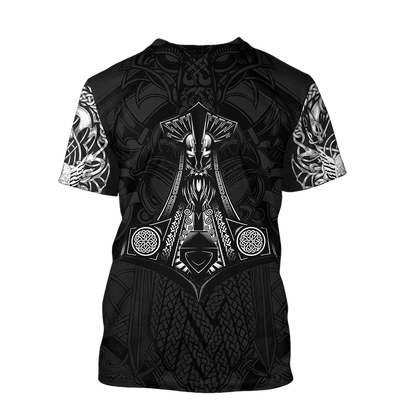 Odin Viking Tattoo Style Pullover - Amaze Style™-Apparel