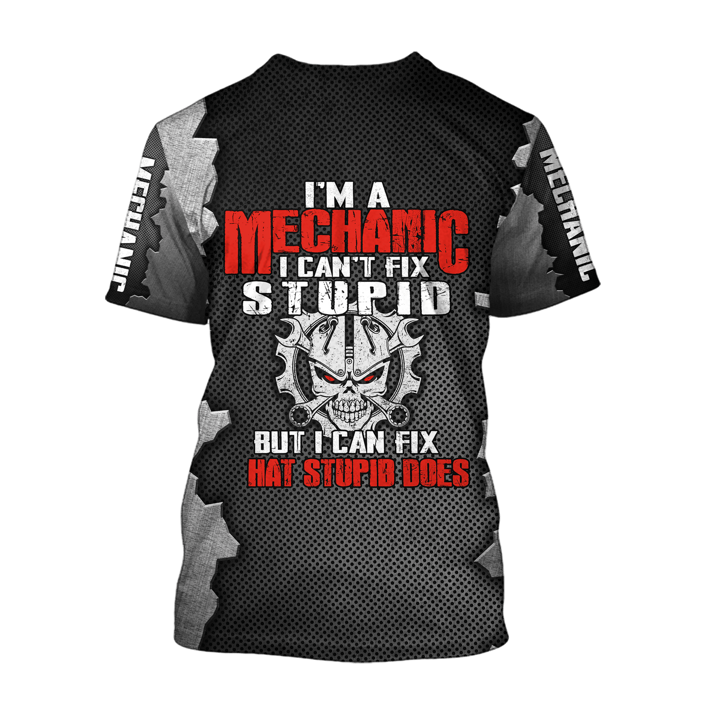 Mechanic 3D All Over Printed Hoodie For Men and Women TN