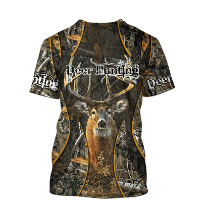 Deer Hunting 3D All Over Printed Shirts For Men AM082056-LAM
