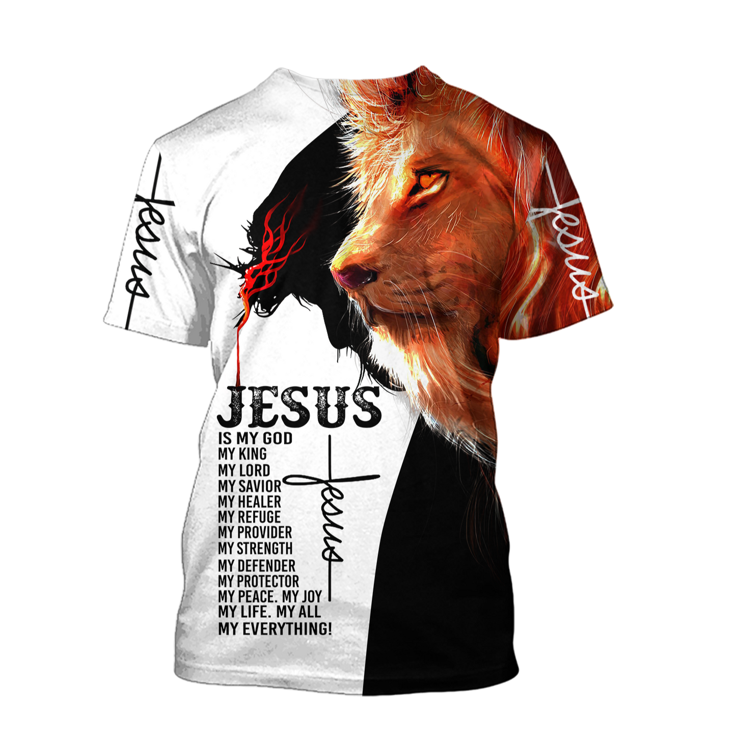 God and Lion - Christian - 3D All Over Printed Style for Men and Women
