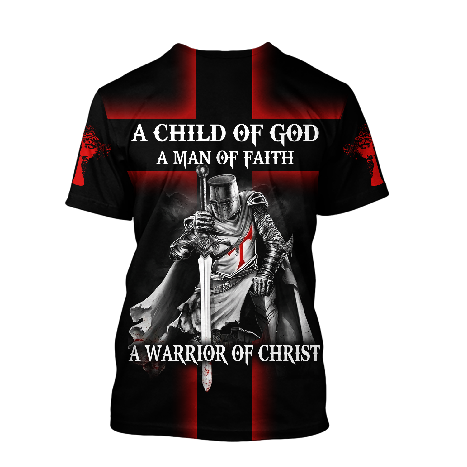 Knight of Christ Jesus 3D All Over Printed Shirts For Men and Women AM210401 - Amaze Style™-Apparel