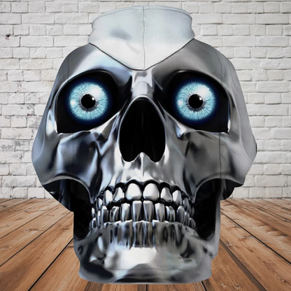 SKULL 3D HOODIE  PL305 - Amaze Style™-Apparel