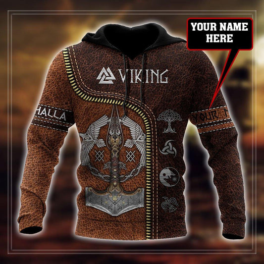 Customize Name Viking 3D All Over Printed Unisex Shirts