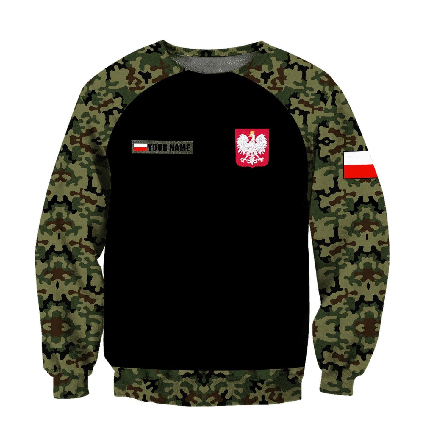 Personalized Polska Coat Of Arms 3D All Over Printed Unisex Hoodie