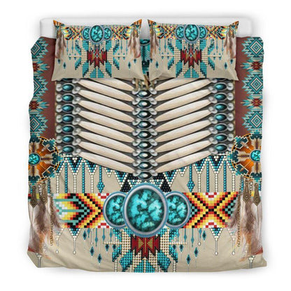 NATIVE AMERICAN PATTERN QBED HP090420BED - Amaze Style™-BEDDING SETS