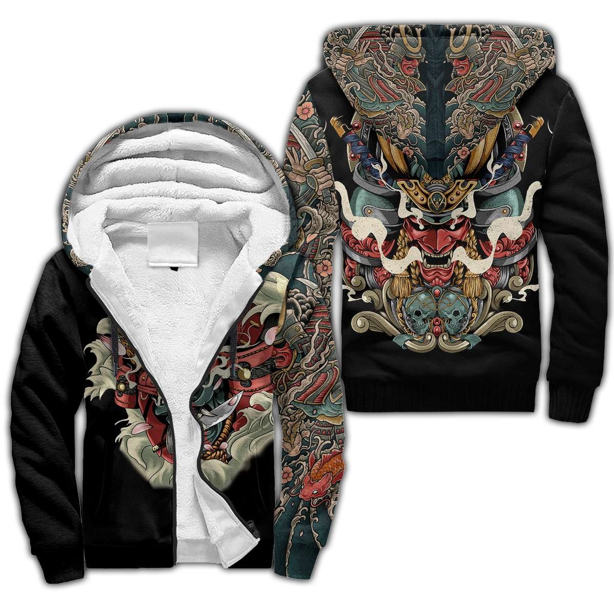 Samurai Tattoo 3D All Over Printed Unisex Shirts