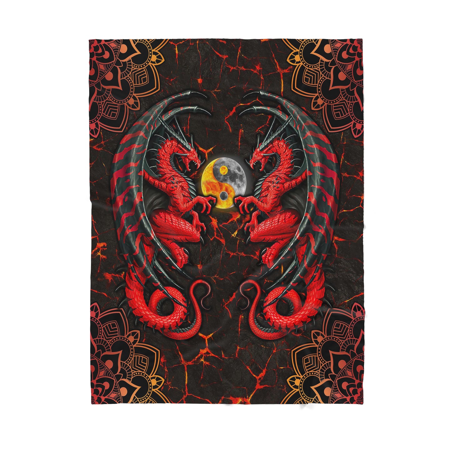 Custom Blanket Dragon Sherpa Blanket TA