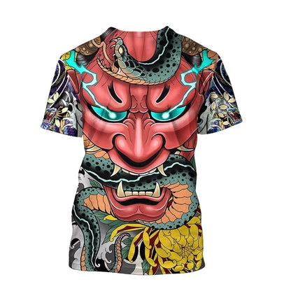 Japan Mask 3D All Over Printed Unisex Shirt