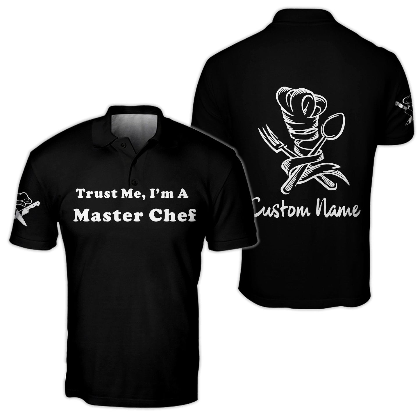 Custom Name Master Chef 3D All Over Printed Unisex Shirts