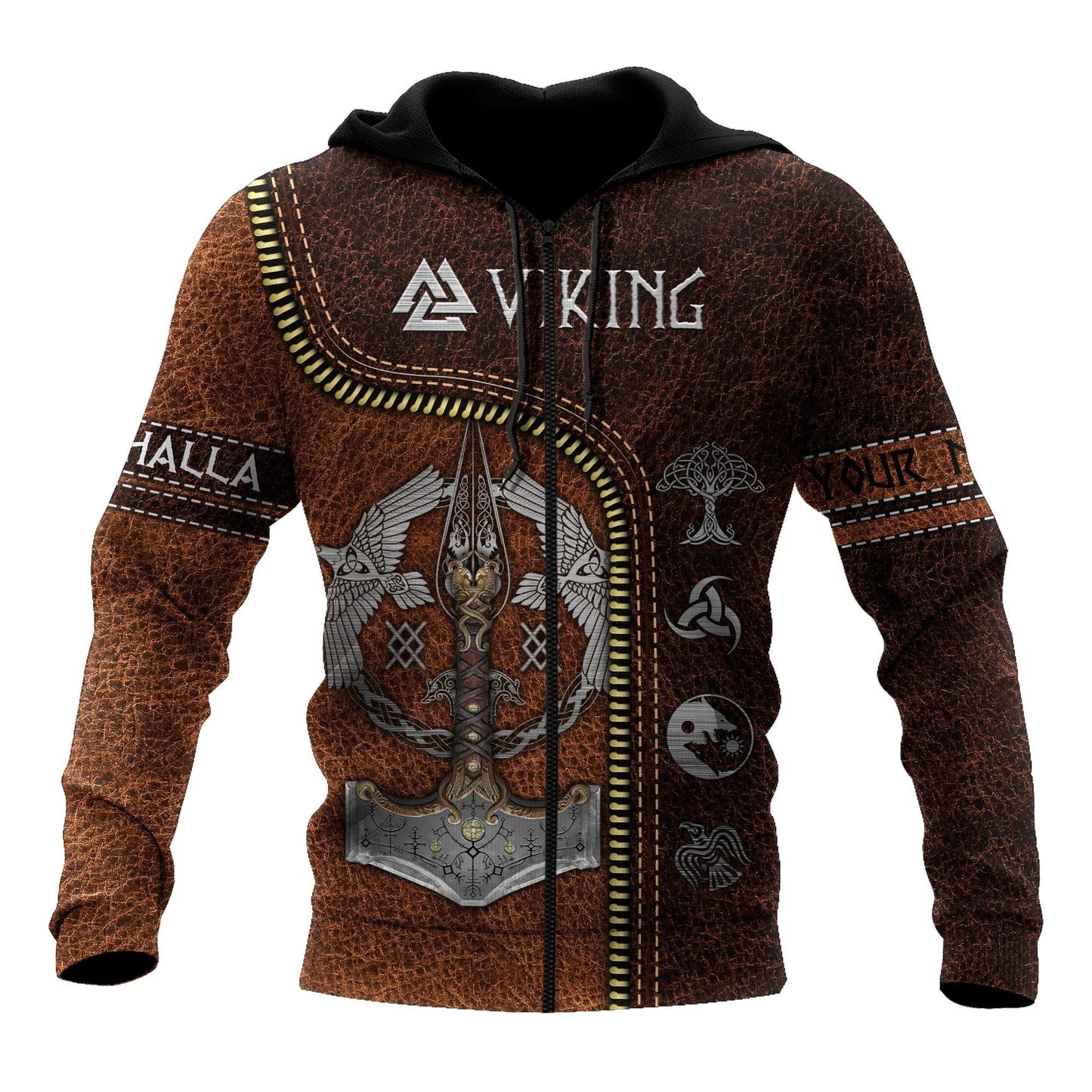 Customize Name Viking 3D All Over Printed Unisex Shirts