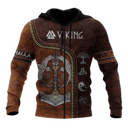 Customize Name Viking 3D All Over Printed Unisex Shirts