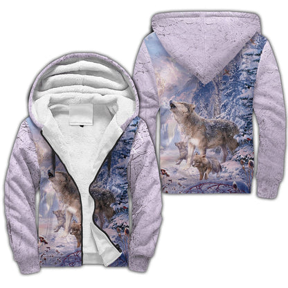 Wolf Native American 3D All Over Printed Unisex Shirts