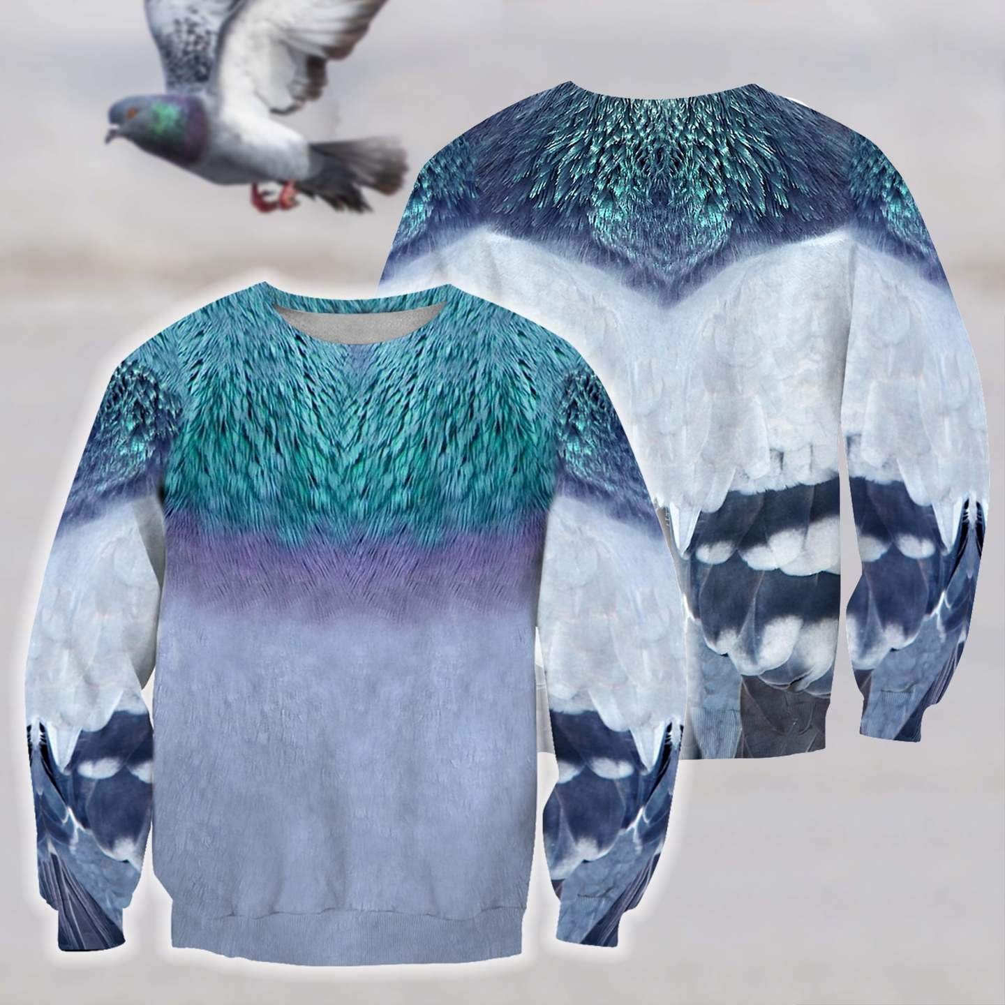 3D All Over Printed Pigeon Shirts HC1401 - Amaze Style™-Apparel