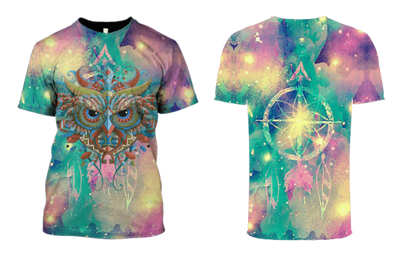3D Owl Hoodie - Tshirt HC1405 - Amaze Style™-Apparel